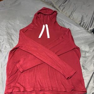 Zyia Cranberry Lounge Boyfriend Hoodie - Size XL